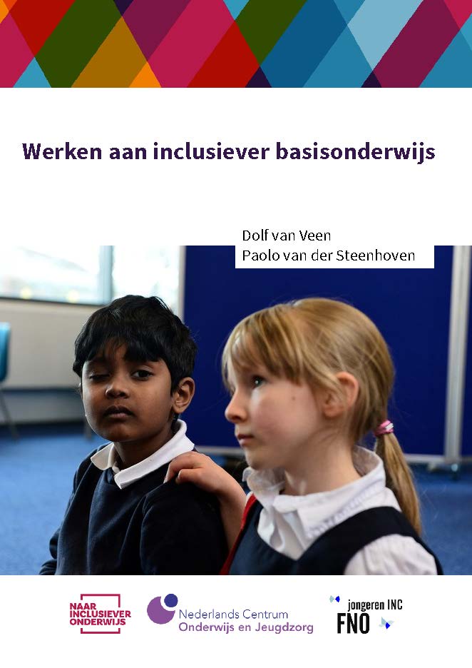 Kaft van het onderzoeksrapport 'Werken aan inclusiever basisonderwijs'